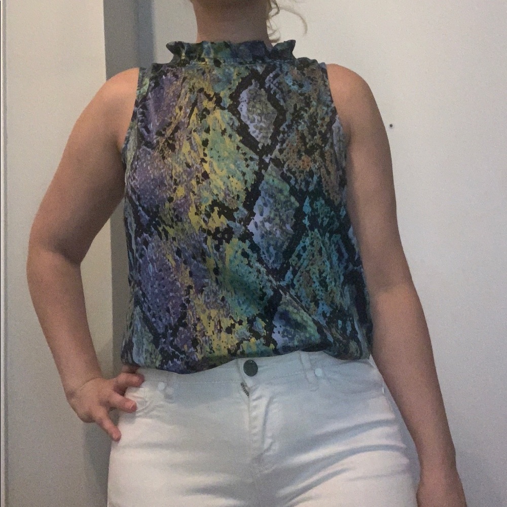 Snake Pattern Blouse